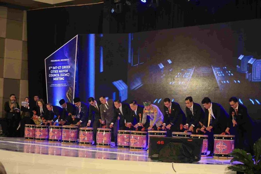 GCMC ke-9 di Pekanbaru, Walikota Ajak Kepala Daerah Tiga Negara Bersama Jaga Lingkungan