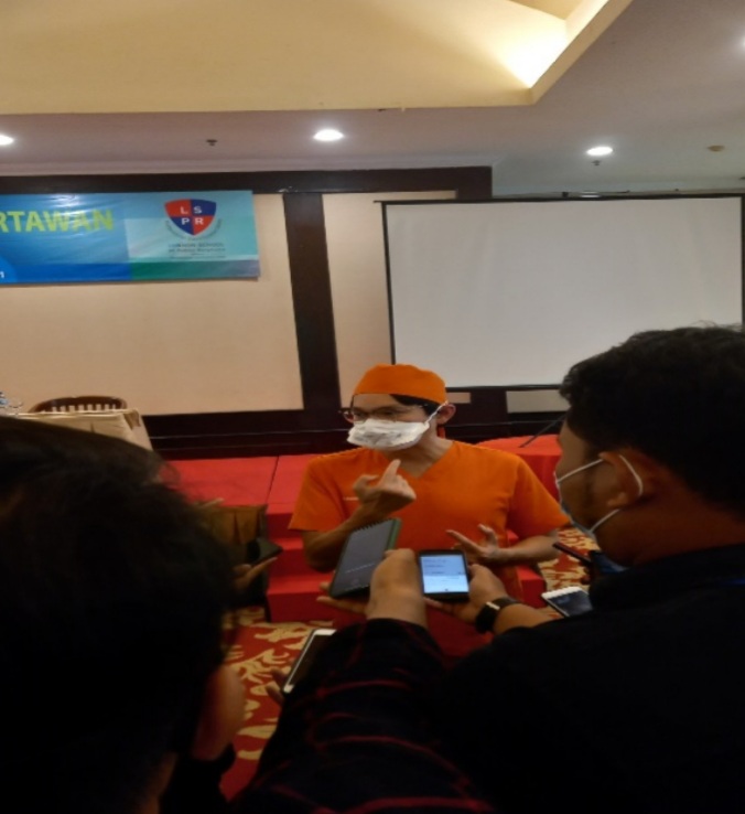 Jadi Narasumber UKW LSPR, dr Dasdo Ajak  Peserta Perkuat Antibodi Lewat Vaksinasi