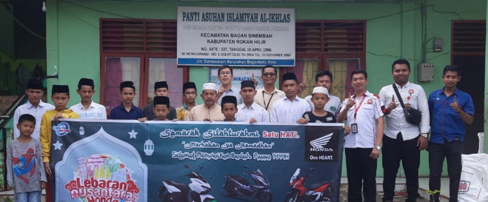 Berbagi saat Ramadan, Capella Honda Baganbatu Kunjungi Panti Asuhan