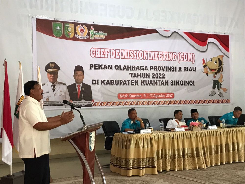 Koni Riau Tetapkan 375 Nomor dari 27 Cabor Porprov di Kuansing
