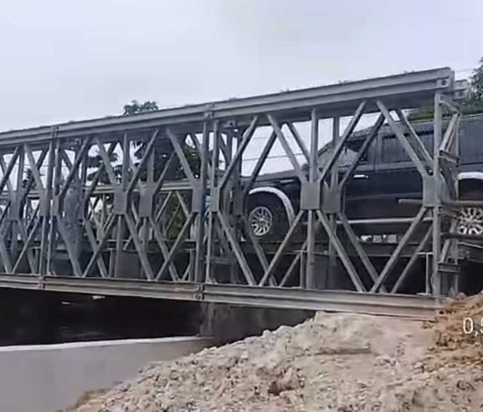 Jembatan Darurat Nelayan Rampung, Akses Warga Kembali Normal