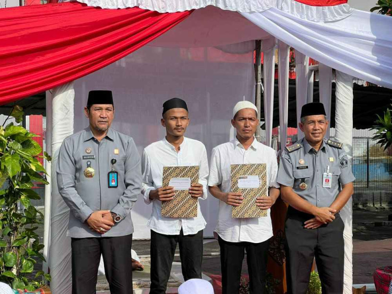 8.933 Narapidana di Riau Terima Remisi Idulfitri, 46 orang Langsung Bebas