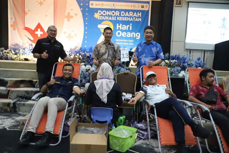 Peringati Hari Oeang ke-79, Kemenkeu Satu Riau Kumpulkan 1305 Kantong Darah
