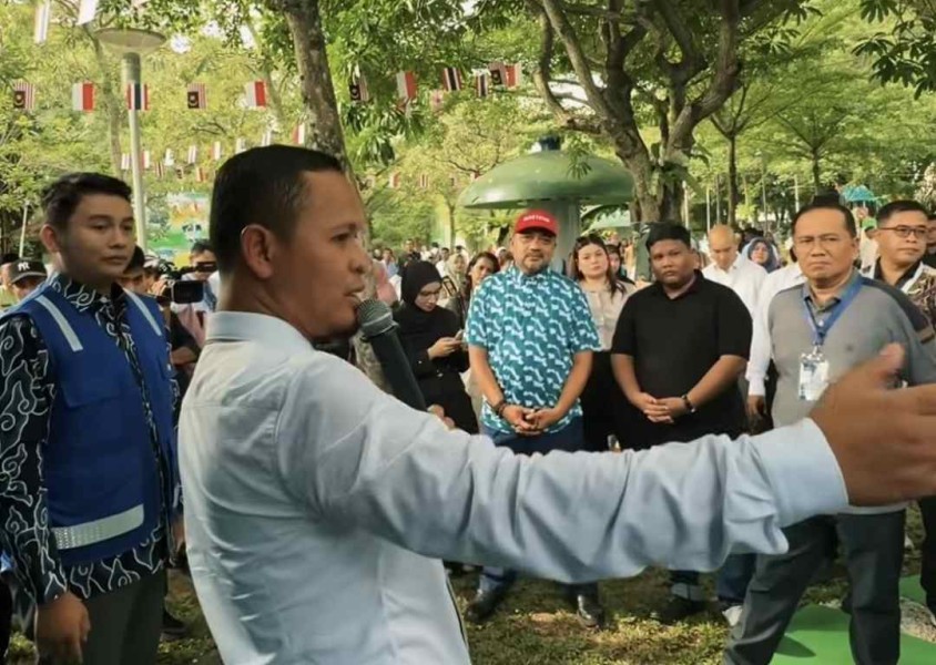 Dari RTH Putri Kaca Mayang, Pekanbaru Pamerkan Model Baru Kelola Sampah Berbasis Digital