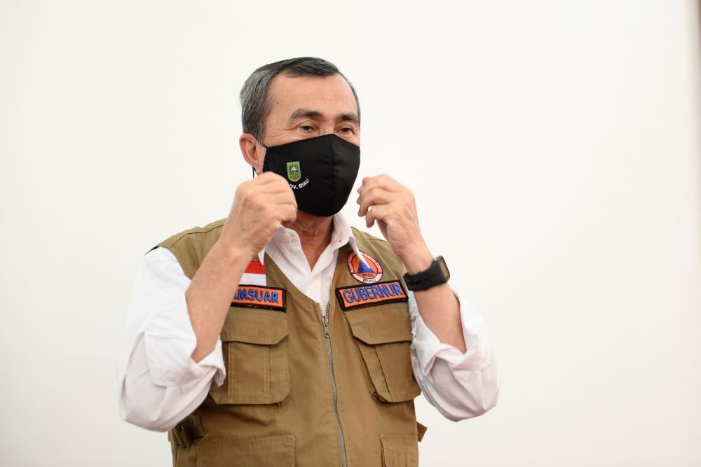 Gubernur Riau Ingatkan Pelayanan Covid-19 di Puskesmas Gratis