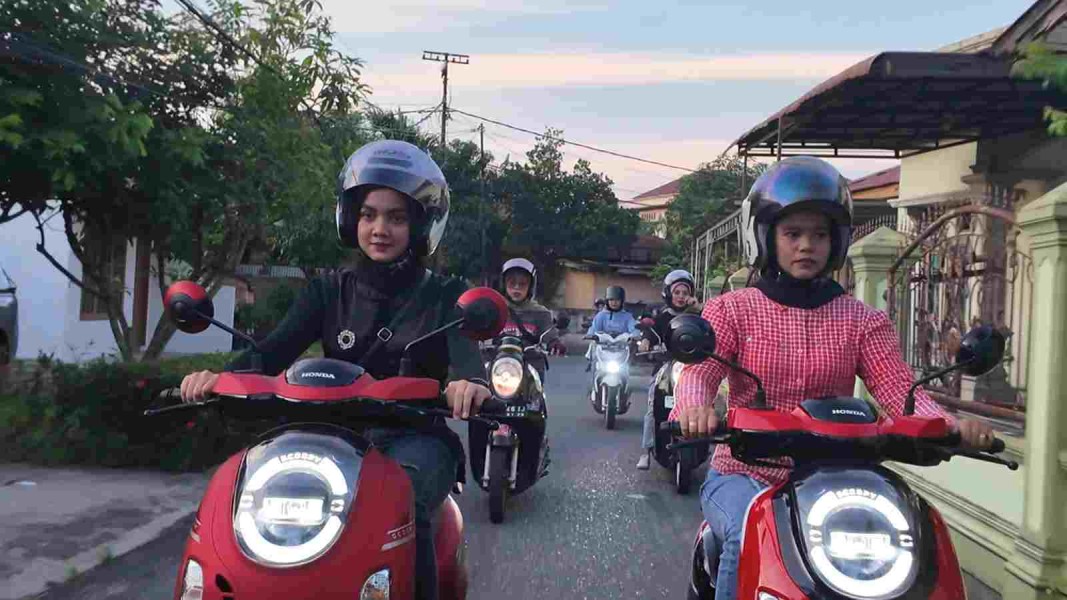 CDN Riau Beri Pengalaman Seru bagi Perempuan Pecinta Motor Scoopy
