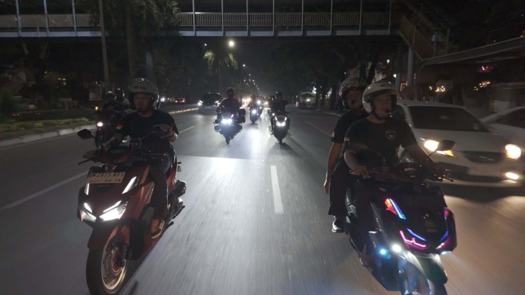 CDN Riau Ajak Bikers Honda Matic Rolling City di Pekanbaru