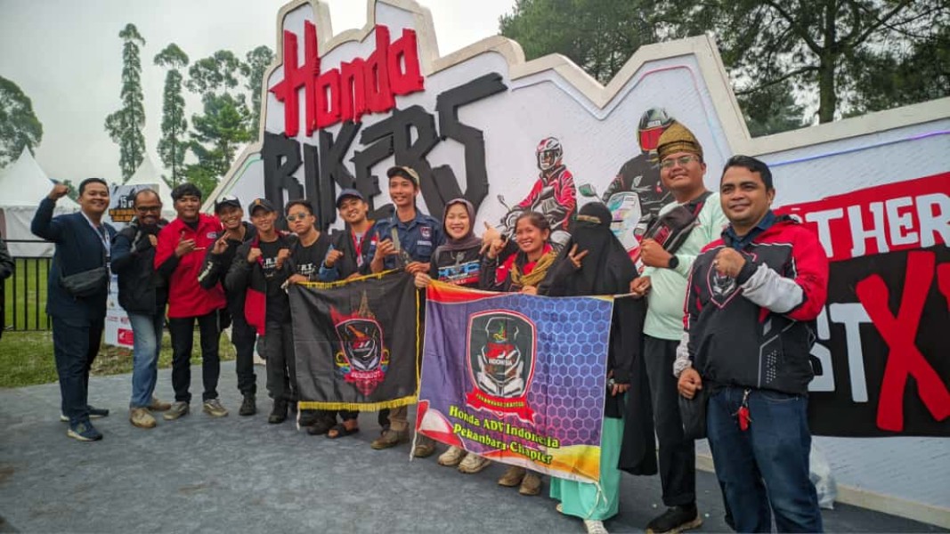 Meriahkan HBD Nasional di Garut, Rider Hobiku Tempuh 1548 Kilometer