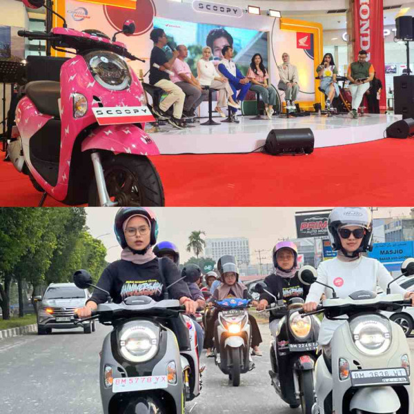 Puluhan Bikers Ramaikan Matchy with Honda Scoopy