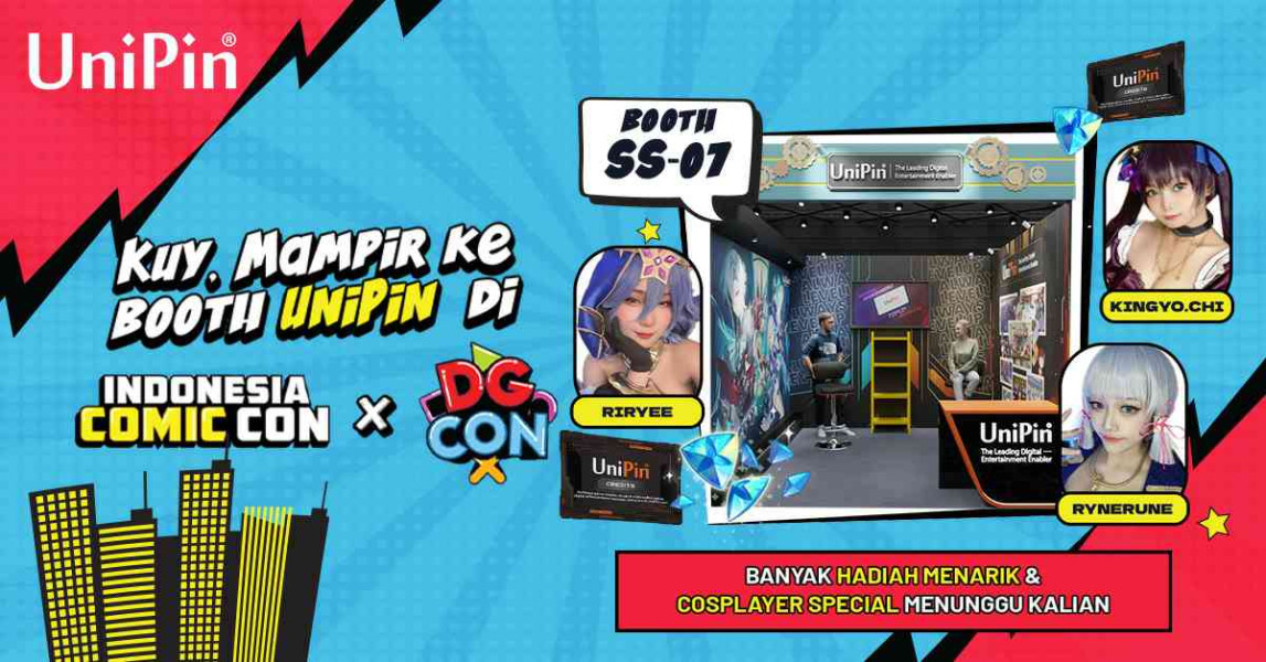 UniPin Kembali Hadirkan Penawaran Spesial di Indonesia Comic Con 2023