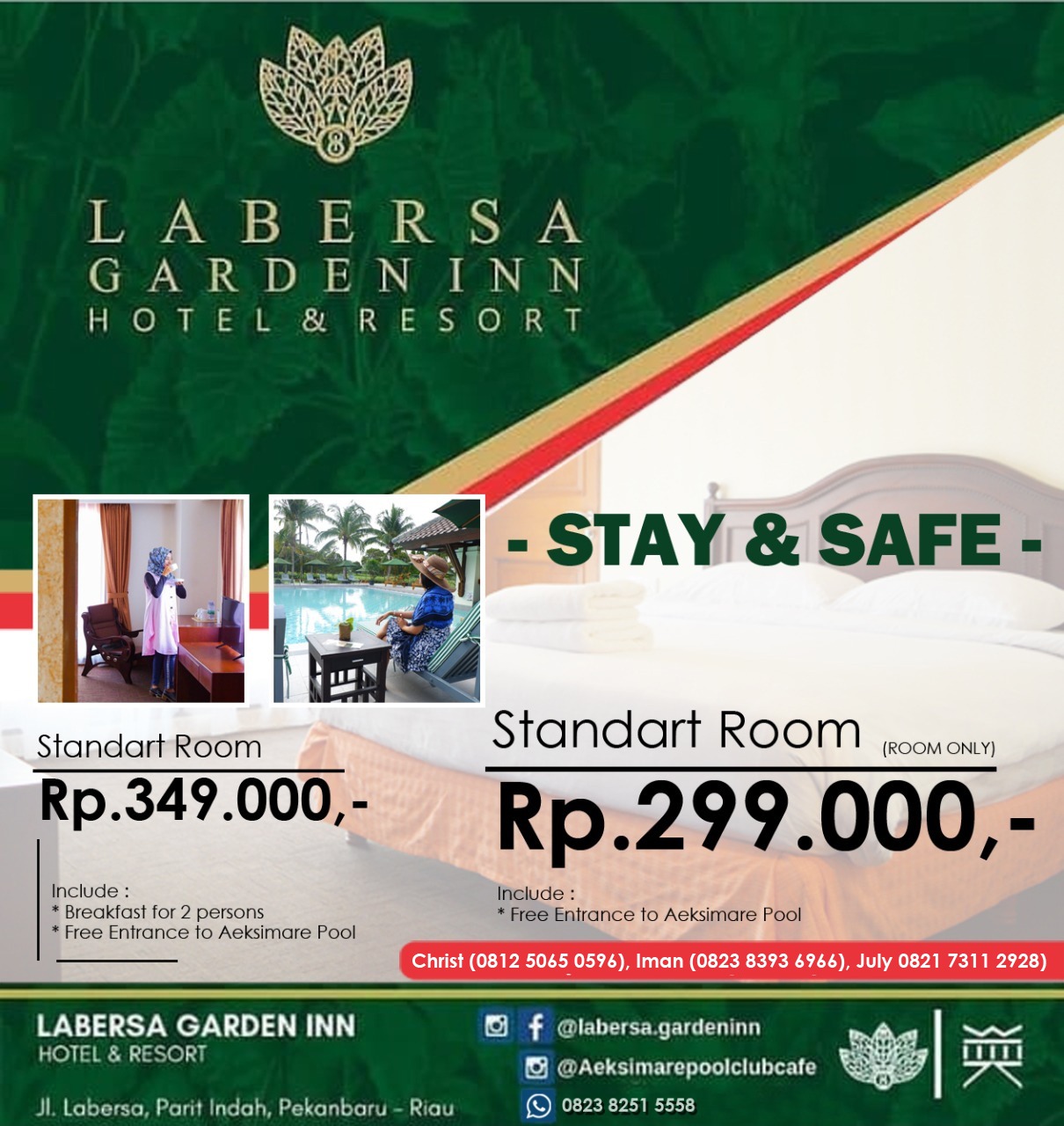 Labersa Garden Inn Tawarkan Harga Menginap Murah