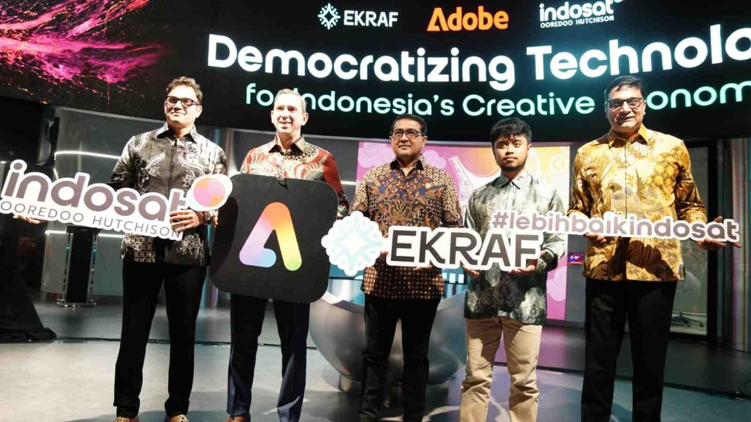 Indosat, Adobe, dan Kemenekraf Kolaborasi Dorong Ekonomi Kreatif Berbasis AI