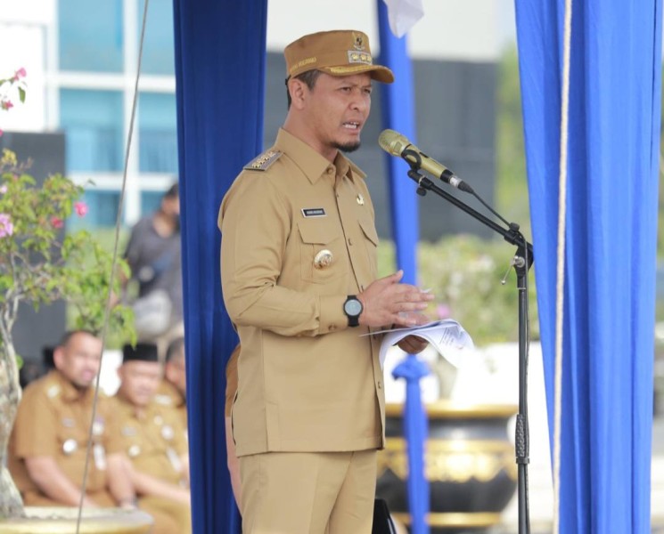 Upacara Hari Lahir Pancasila, Walikota Pekanbaru Tekankan Etos Kerja ASN
