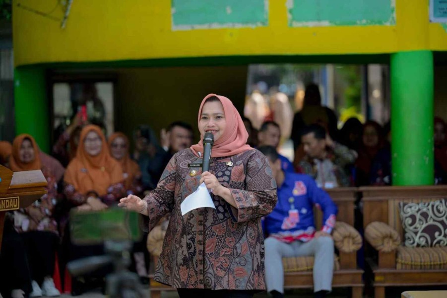 Bupati Kasmarni Tinjau MPLS Ramah di SMPN 1 Mandau, Tekankan Sekolah Bebas Perundungan