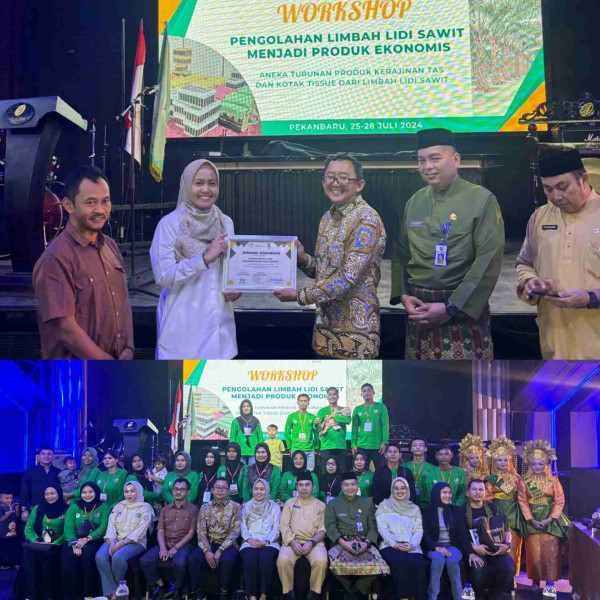 BPDPKS Dukung Workshop Pengolahan Limbah Lidi Sawit Tajaan Asosiasi Samade