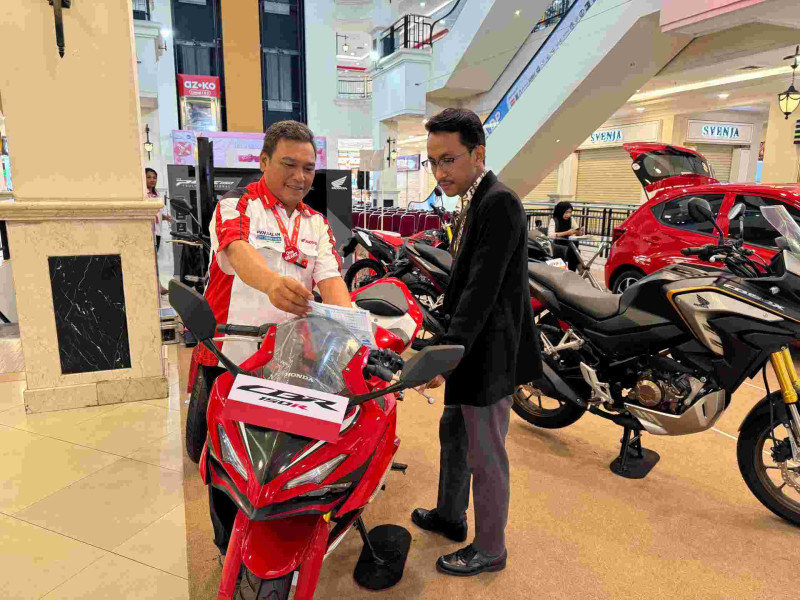 Pameran Honda Sport MotoShow di Mal Pekanbaru Sukses