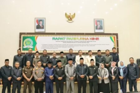 Rapat Paripurna DPRD ke-21, Bupati Inhil Sampaikan Pidato Tanggapan Ranperda RPJMD