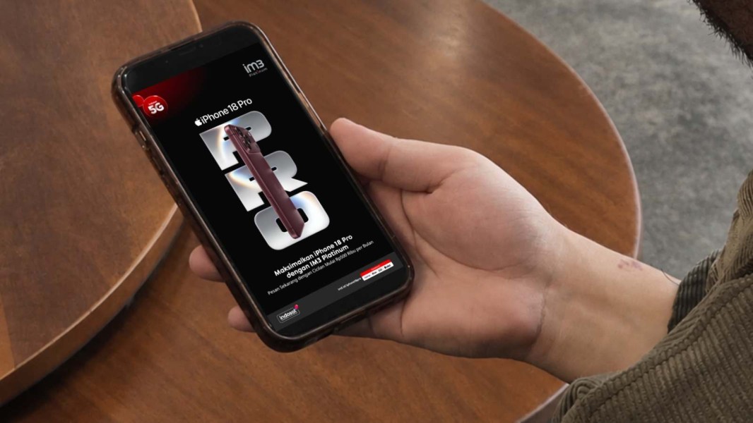 IM3 Andalkan Jaringan 5G Berbasis AI untuk Bundling iPhone 18 Pro