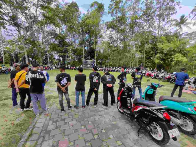 Capella Honda Ajak 150 Bikers Scoopy Kopdar Pererat Silaturahmi