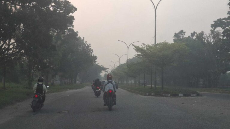 Kabut Asap Kembali Kepung Pekanbaru, Udara Masuk Kategori Tidak Sehat