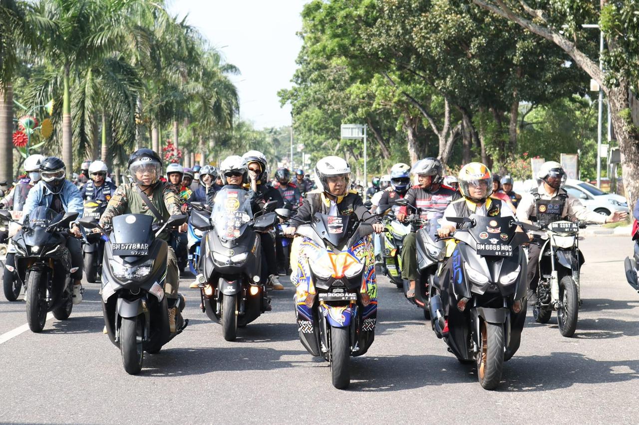 Meriahkan HUT Pekanbaru, Walikota Ikut Sunmori